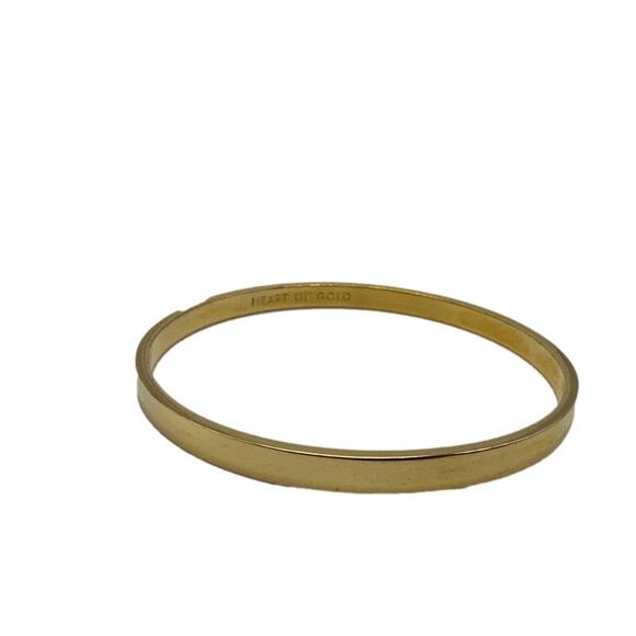 Kate Spade New York Idiom Bangles two Heart Of Gold Bracelet - Picture 2 of 3